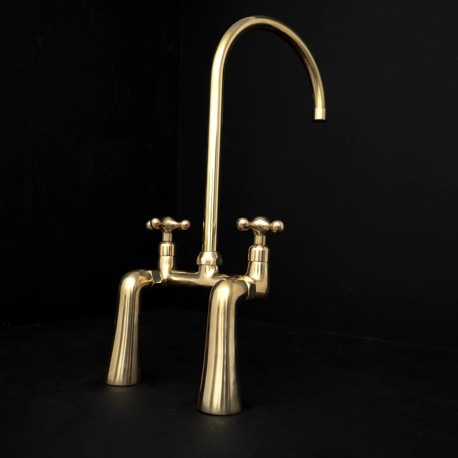 How to Install a Bridge Kitchen Faucet (Step-by-Step Guide) featuring Prestige Unlacquered Brass Bridge Kitchen Faucet