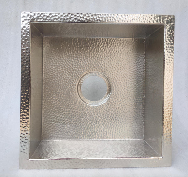 Copper Sink vs Stainless Steel: 2025 Honest Comparison featuring Handmade Square Silver Kitchen Sink – Undermount