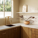 Aged Brass Kitchen Faucet With Long Legs Kitchen Faucets product photo