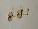 Unlacquered Brass Handmade Coat Rack bathroom hardware for bathrooms, powder rooms, towel storage, and coordinated fixture sets - view 5