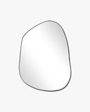 AOrganik Mirror - Unlacquered Solid Brass wall mirror for bathrooms, entryways, dressing rooms, and decorative wall styling - view 1