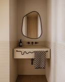 AOrganik Mirror - Unlacquered Solid Brass wall mirror for bathrooms, entryways, dressing rooms, and decorative wall styling - view 6