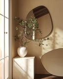 Blob Mirror - Unlacquered Solid Brass Mirrors detail view 2