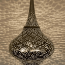 Brass Pierced Pendant Light – Boho Ceiling Fixture with Artistic Shadows - Brass For Homes - 