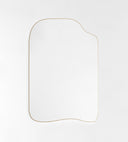 Brody Jr. Mirror - Unlacquered Solid Brass Mirrors detail view 2