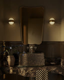 Butterfly Mirror - Unlacquered Solid Brass Mirrors detail view 2