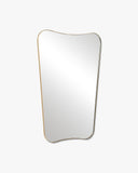 Butterfly Mirror - Unlacquered Solid Brass Mirrors detail view 6