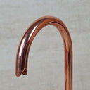 Copper Gooseneck Bathroom Faucet – Solid Brass Basin Tap Bathroom Faucets detail view 5