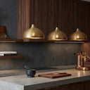 Hammered Copper Pendant Lamp – Moroccan Dome Ceiling Light Pendant Lighting detail view 5