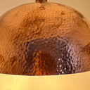 Hammered Solid Copper Pendant Light pendant light for kitchen islands, dining rooms, vanities, and warm artisan interiors - view 3