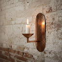 Handcrafted Copper Wall Candle Sconce – Moroccan Artisan Holder pendant light for kitchen islands, dining rooms, vanities, and warm artisan interiors - view 2