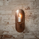 Handcrafted Copper Wall Candle Sconce – Moroccan Artisan Holder pendant light for kitchen islands, dining rooms, vanities, and warm artisan interiors - view 5