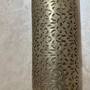 Handcrafted Cylindrical Brass Wall Sconce – Moroccan Filigree Light Pendant Lighting detail view 4