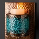 Handcrafted Polished Copper Wall Sconce – Moroccan Artisan Light pendant light for kitchen islands, dining rooms, vanities, and warm artisan interiors - view 3