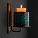 Handcrafted Polished Copper Wall Sconce – Moroccan Artisan Light Pendant Lighting detail view 5
