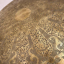 Handcrafted Round Brass Wall Light – Moroccan Engraved Sconce Pendant Lighting detail view 5