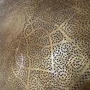 Handcrafted Round Brass Wall Light – Moroccan Engraved Sconce Pendant Lighting detail view 4