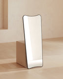 Mariposa Full Length Mirror - Unlacquered Solid Brass wall mirror for bathrooms, entryways, dressing rooms, and decorative wall styling - view 3