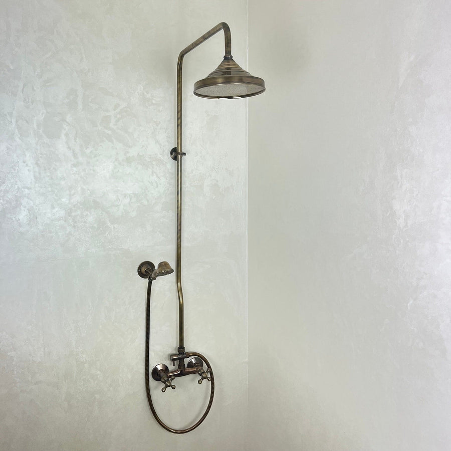 Oil Rubbed Shower System for Bathrooms shower system for primary bathrooms, guest bathrooms, walk-in showers, and classic bath renovations - view 1