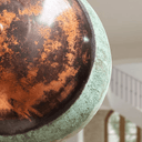 Green Patina Copper Dome Pendant – Oxidized Ceiling Light for Farmhouse Pendant Lighting detail view 3