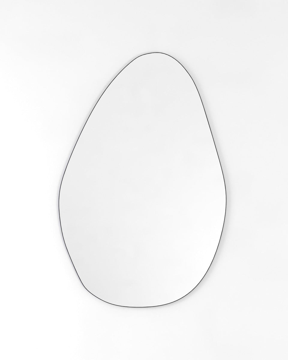 Pebble Mirror - Unlacquered Solid Brass Mirrors product photo