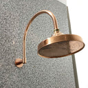 Solid Copper Dome Showerhead shower system for primary bathrooms, guest bathrooms, walk-in showers, and classic bath renovations - view 2