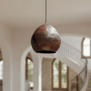 Rustic Hammered Copper Pendant – Dome Ceiling Light for Kitchen Spaces Pendant Lighting product photo