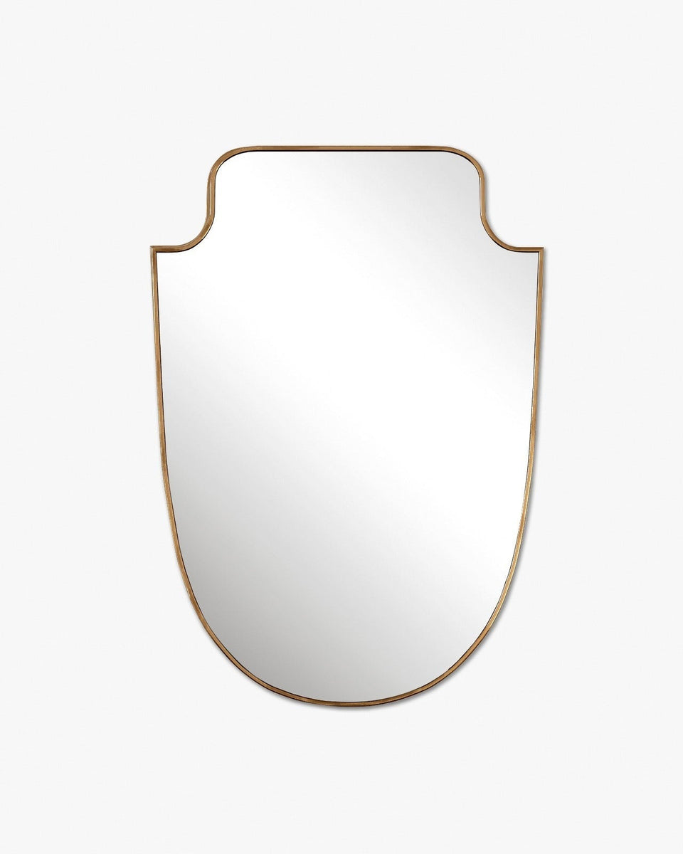 Shelda Gold Wall Mirror - Unlacquered Solid Brass Mirrors product photo