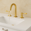 Solid Brass Widespread Bathroom Faucet – Handle Options Bathroom Faucets product photo