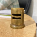 Unlacquered Brass Air Gap Cover Sinks detail view 2