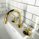 Unlacquered Brass Deck Mounted Faucet Bathroom Faucets detail view 2