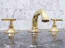 Unlacquered Brass Deck Mounted Sink Faucet sink for kitchens, bars, powder rooms, vanities, and statement wash areas - view 2