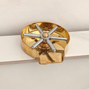 Unlacquered Brass Glass Rinser Kitchen Hardware detail view 2