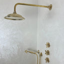 Unlacquered Brass Shower Set Shower Systems detail view 5