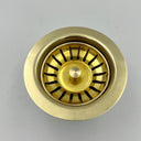 Unlacquered Brass Drain Kitchen Sink Sinks detail view 3