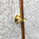 Unlacquered Solid Copper Shower home decor accent for entryways, bathrooms, kitchens, shelves, and warm artisan interiors - view 4