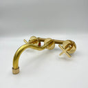 Curved Wall Mount Faucet With Valve home decor accent for entryways, bathrooms, kitchens, shelves, and warm artisan interiors - view 4