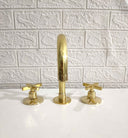 Widespread Bathroom Faucet Sink home decor accent for entryways, bathrooms, kitchens, shelves, and warm artisan interiors - view 4